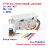 DC 12V 18V 24V 36V 48V 60V 10A 0-100% DC electronic starter Speed Controller Driver +Metal Case electronic starter Speed Regulator Switch Module BJXKHFPIV view 3