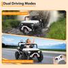 24V Ride on Car for Big Kids, Iron 2 Seater Ride on Toy, Fast 4.97MPH Truck, 4WD Kids Electric Vehicles with Remote Control, Spring Suspension, Front & Behind LED Lights, Dual Storage, Music, White view 2