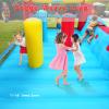 Inflatable Bounce House for Big Kids, 13.4x13 FT Large Bouncy Castle Upgraded Extra-Wide Slide, Blow Up Jumping Bouncer with Obstacle Poles & Target Toss Game, Champion Race Car Theme view 4