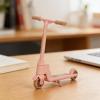 Mini Finger Scooter - Compact Folding Two Wheel Model, Stable Grip Foot Support | Creative Tabletop Toy with Educational Fun Home Classroom Gift Display view 3