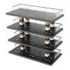 XEJMEOO Display Case for Hot Wheels & Matchbox, 1/64 Scale Display Case 4-Tier Clear Acrylic Parking Garage Display Stand Parking Garage Diorama Toy Car Model Mini Garage for Decoration Storage view 1