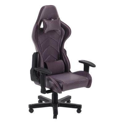 1:12 Scale Miniature Gaming Chair - Doll Computer Chair Model Decor Dollhouse Furniture Accessories for Gamer Collectors, Mini Office Decor & Micro Scene Prop