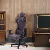 1:12 Scale Miniature Gaming Chair - Doll Computer Chair Model Decor Dollhouse Furniture Accessories for Gamer Collectors, Mini Office Decor & Micro Scene Prop view 2