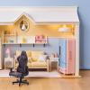 1:12 Scale Miniature Gaming Chair - Doll Computer Chair Model Decor Dollhouse Furniture Accessories for Gamer Collectors, Mini Office Decor & Micro Scene Prop view 3