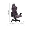1:12 Scale Miniature Gaming Chair - Doll Computer Chair Model Decor Dollhouse Furniture Accessories for Gamer Collectors, Mini Office Decor & Micro Scene Prop view 4