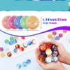 HongJP Glitter Bouncy Balls 40/80pcs 32mm Classroom Prizes Goodie Pinata Guest Gift(Space,80pcs) view 2