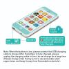 Asixxsix Kids Phone Toy, Educational Simulated Mobile with Music and Sound Effects, Kids Smart Phone for Early Education and Language Development, Safe Plastic Material view 2