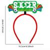Football Headband, Felt Soccer Cheer Hairbands World Football Match Head Bopper for Game Day Hair Accessories Party Favor (I) view 2