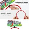 Football Headband, Felt Soccer Cheer Hairbands World Football Match Head Bopper for Game Day Hair Accessories Party Favor (I) view 3