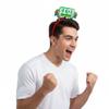 Football Headband, Felt Soccer Cheer Hairbands World Football Match Head Bopper for Game Day Hair Accessories Party Favor (I) view 4