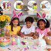 24Pcs Christian Easter Crafts for Kids Ages 4-8, Religious Easter Puzzle Jesus He Is Risen, Bible Jigsaw Arts Gifts for Classroom DIY Activity, Basket Stuffers, Spring Party Favors, Coloring Game Bulk view 4