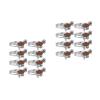 LOGOFUN 16PCS Horse Color Changing Mood Rings Adjustable Animal Costume Jewelry for Birthday Christmas New Year Present Party Supplies view 2