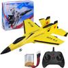 Beffkkip Remote Control Airplane, Gravity Gliders Foam rc Airplane Jet Glider with Automatic Balance Gyro, Easy to Fly 2.4GHz 2 Channel rc Planes for Kids Adults Beginners (Yellow) view 1