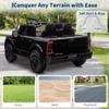 24V Ride on Car for Big Kids Licensed RAM 2500, 24v Ride on Truck w/Remote Control, Toddler Ride on Toys w/Bluetooth, Spacious Truck Bed, 3 Speed, LED Lights, Suspension, Gifts for Boys Girls view 4