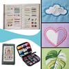 2026 DIY Embroidery Kit for Beginners, Embroidery Stitch Book with Illustrated Guide to 106 Stitches, Portable Embroidery Book + 86-Piece Sewing Tool Kit with Video Tutorials view 2