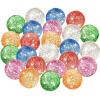 HongJP Glitter Bouncy Balls 60pcs Glow-in-The-Dark Bouncing Balls Party Favors Easter Egg Hunt Decorations(27mm,20pcs) view 1