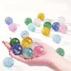 HongJP Glitter Bouncy Balls 60pcs Glow-in-The-Dark Bouncing Balls Party Favors Easter Egg Hunt Decorations(27mm,20pcs) view 3