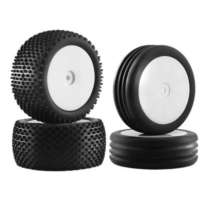 4pcs Toy Model Car Durable Tires 1/10 Off-Road Vehicle Tire Srx2 Srx4 Bandit Tyres for Te-kno Eb410 for Yok-OMO Yz4 RC Crawler Car