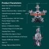 3D Metal Assembly Model for Adults, 1:6 Five-Cylinder Radial Engine with Electric Simulation, DIY Aircraft Engine Model for Home Desk Display, Collectors & Engineering Enthusiasts, 250+PCS view 3