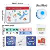 Dice Word Game Brain Exercise Game, Crossword Dice Board Game,Brain Exercise Portable Board Games Set, for 1-5 Players (Iron Box) view 4