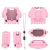 Cartoon Protective Case for Tamagotchi Paradise Game Console Protective Cover with Lanyard, Silicone Protective Case (Pink) view 1
