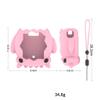 Cartoon Protective Case for Tamagotchi Paradise Game Console Protective Cover with Lanyard, Silicone Protective Case (Pink) view 4