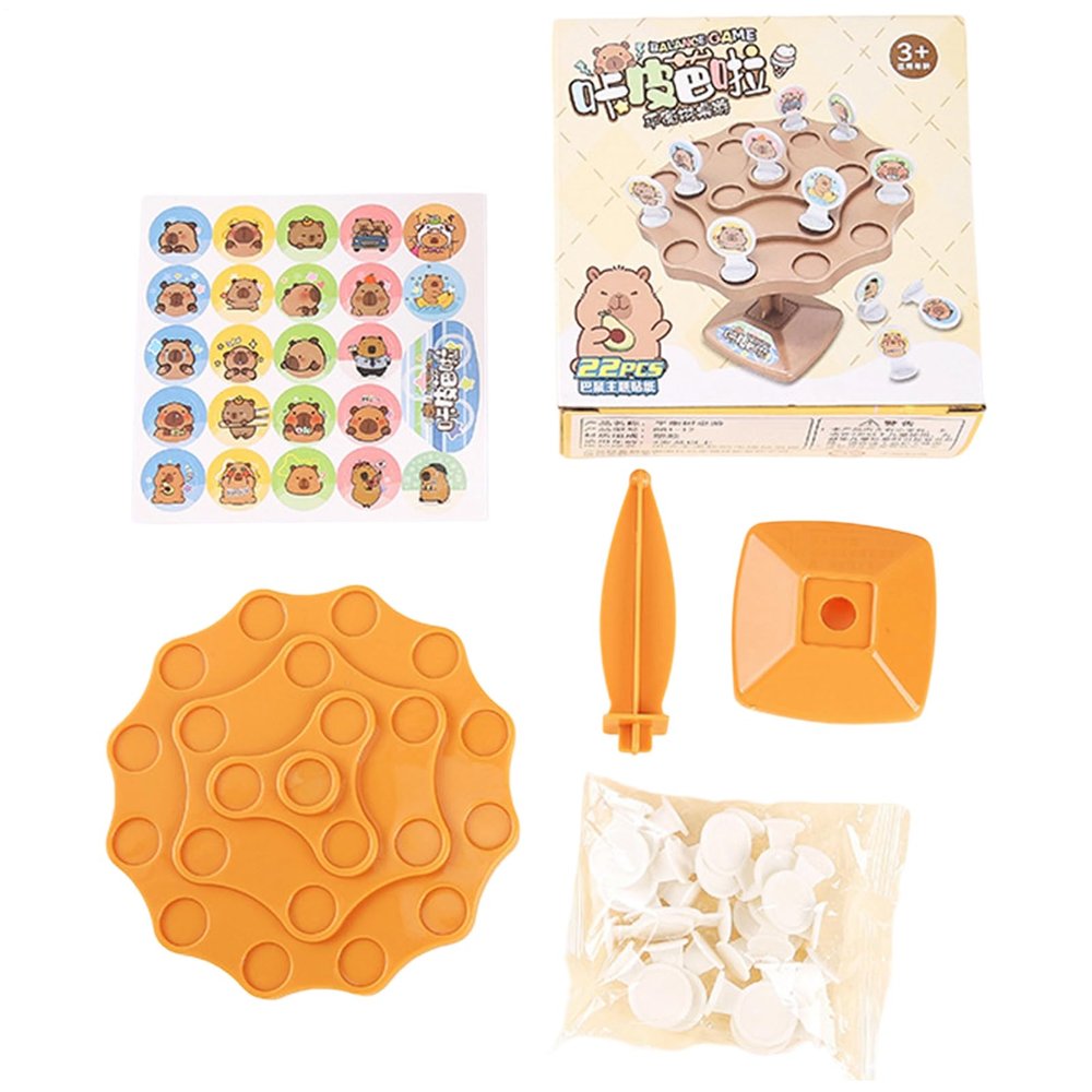 Balance Game, Interactive Stacking Puzzle, 1 Set, Balancing Toy Game, Tabletop Balance Play, Family Skill Fun, Ideal for Home Tabletop Travel
