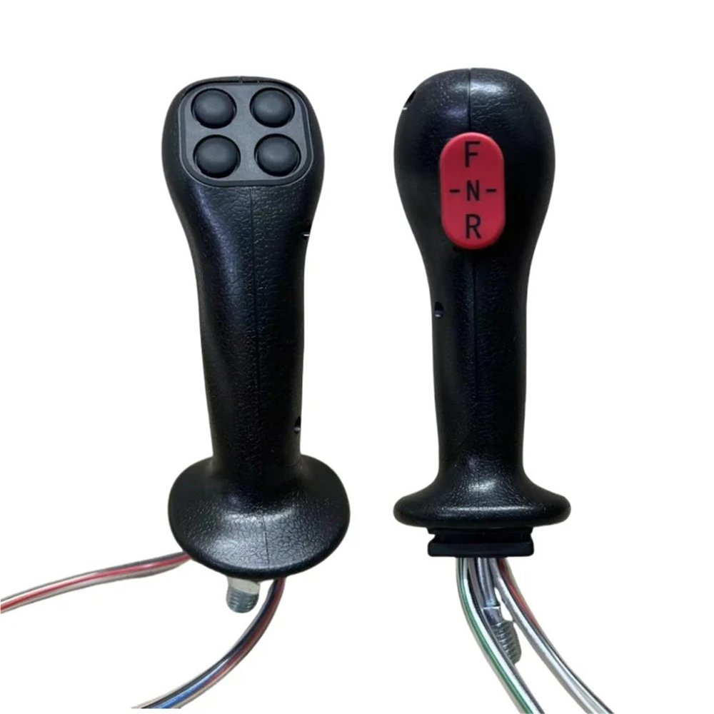 VRTLYJU 1pc 4 Buttons with FNR Joystick Multifunctional Control Lever Suitable Forklift Accessories(Right)