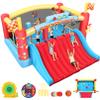 AKEYDIY Inflatable Bounce House,13.4ft x 13ft Kids Bouncy House with Extra Wide Slide&Climbing Wall, Bounce House for Big Kids 8-12,Outdoor/Indoor Kids Bouncy Castle for Holiday, 550W Blower Included view 1