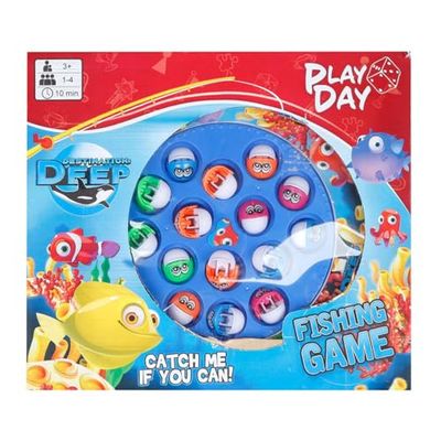 Fishing Game Skill Game with 15 Fish and Sound for Kids