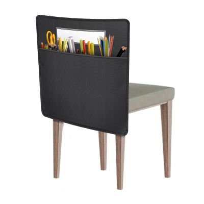 1 Pack Black Chair Pockets for Classrooms 13 X 14 Inch Seat Pockets for Kindergarten