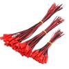 200pcs 100mm 150mm 200mm JST Male Female Connector Plug 2 Pin 100pair Compatible with Drone Accessories(150MM JST Plug) view 1