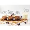 2026 Graduation Theme Cupcake Toppers Glitter Class of 2026 Graduation Cap Diploma Cupcake Picks - Set of 24 (Silver2) view 2