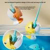 Cute Magnetic Fishing Game for Kids - Electric Rotating Pond with Music & Lights, Multiplayer Educational Toy, Hand-Eye Coordination Game, Indoor Family Fun view 3