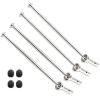 1Set RC Steel Metal Front Rear Drive Shaft CVD Driveshaft for ARR-MA 1/7 for Talion RC Car Upgrade Parts Accessories(Silver) view 2