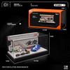 1:64 Scale Chongqing Sunset Restaurant Miniature Scene with Mini Figurine Props, Light-Up, Character Landscape, Suitable for Single Model Vehicle Display, (No Car Included) view 3