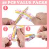 Dayingjiang 28 Pcs Foam Gliders Planes Toys Valentines Day Gifts - Paper Airplane Valentines Day Toys Set for Easter Basket Stuffers Easter Birthday Gifts view 4