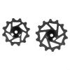12T+14T Ceramic Bearing Rear Derailleur Pulley Wheel Set for AXS, Compatible with 9/10/11 Speed Chains, Lightweight Resin Narrow Wide Pulleys, Black/Red/Blue/Gold/Green(Black) view 4