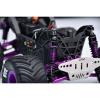 Aluminum 6061-T6 Alloy Front Or Rear Adjustable Progressive Spring Shock 71mm for Arrma 1:16 Quake GROM/Gorgon GROM Brushed Monster Truck Upgrades - Blue view 2