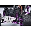 Aluminum 6061-T6 Alloy Front Or Rear Adjustable Progressive Spring Shock 71mm for Arrma 1:16 Quake GROM/Gorgon GROM Brushed Monster Truck Upgrades - Blue view 3