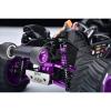 Aluminum 6061-T6 Alloy Front Or Rear Adjustable Progressive Spring Shock 71mm for Arrma 1:16 Quake GROM/Gorgon GROM Brushed Monster Truck Upgrades - Blue view 4