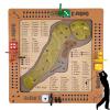 BPiYHUM Tabletop Dice Golf Game, Wooden Dice Golf Board Game for Desktop Play, Mini Golfs Table Games Strategy Set for Family Games Night, Portable Golfs Set for Adults and Friends view 1