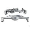 BeaxTurbo Racing Upgrade Parts CNC Aluminum 7075 Front&Rear Axle housing&Steering Links kit/with an Aluminum Cover-Does not Contain Internal Transmission Components for Axial AXP8 Gilamon 1/8 Silver view 3