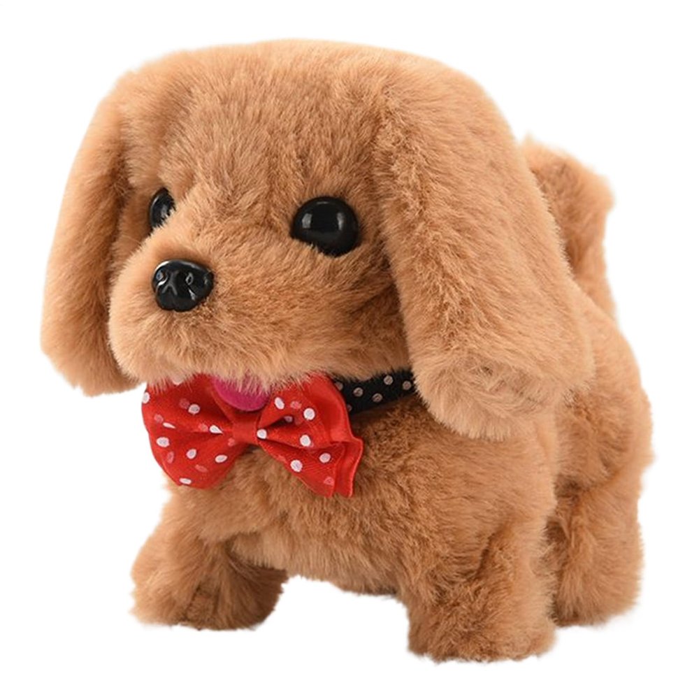 Interactive Plush Dog Toys - Robot Puppy Tail Wagging Jumping Dolls, Cute Sound Imitation Pets Companion, Delightful Stuffed Animal Engaging Fun, Inspire Creativity for Various Settings | Youth Boys