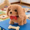 Interactive Plush Dog Toys - Robot Puppy Tail Wagging Jumping Dolls, Cute Sound Imitation Pets Companion, Delightful Stuffed Animal Engaging Fun, Inspire Creativity for Various Settings | Youth Boys view 3