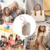 Doll Cases for Display - Figure Display Bag, Cylindrical PVC Plush Collectible Storage Bag, Hanging Dustproof Collector Pouch, Multi-Purpose Storage Bags | Protective Travel Pouch for Toys Keychains view 3