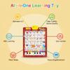 Bilingual Talking Wall Chart for Kids,English and Spanish Wall Chart for Kids,Talking English Learning Board for Children 3+ (Blue+Red) view 3