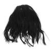 Gogogmee Bald Man Wig with Long Black Hair Party Hairpiece for Men Halloween Cosplay Masquerade Costume Accessory view 1