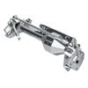 BeaxTurbo Racing Upgrades Parts CNC Aluminum7075 Front Axle housing& Steering Links Kitwith an Aluminum Cover(Does not Contain Internal Transmission Components) for Axial AXP8 Gilamon1/8 Silver view 4