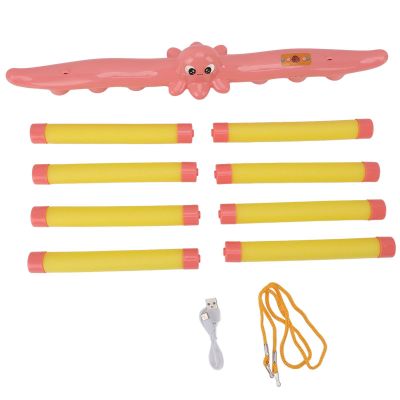 Pilipane Catching Stick Game Rechargeable Adjustable Speed Agility Hand Eye Coordination Training Toy with 8 Sticks Fun Interactive Reaction Game for Kids Adults Family Plastic EVA Material (Pink)